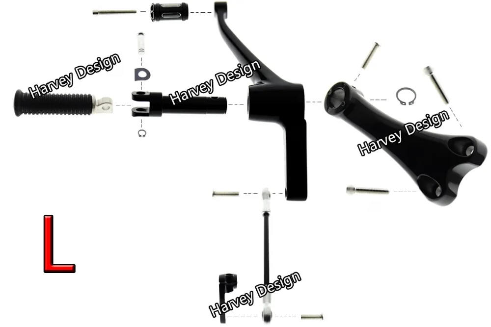 Forward Controls Short Pegs Levers Linkages For Harley XL 883 1200 04-13 Parts