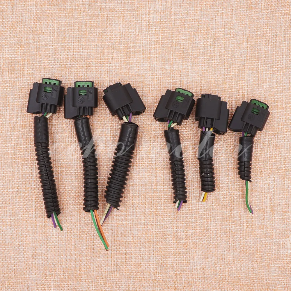 SORGHUM 4PCS PDC Parking Sensor Plug Cable 1379729 3pin Fit For 9663821577 5HX08SW1AA 25723406 30765108 etc.