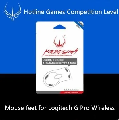 1 pcak Hotline Games Competition Level Mouse Skates Mouse Feet for Logitech G Pro Wireless Mouse FTPE