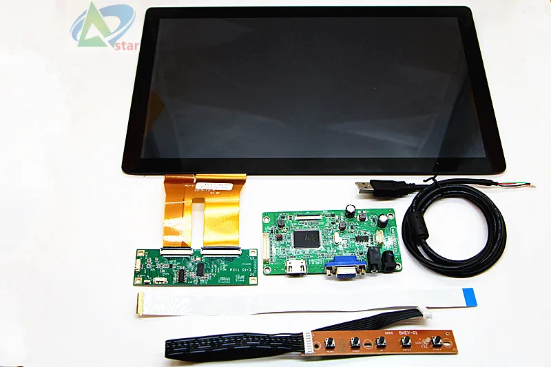 HDMI+VGA+ Audio Control LCD driver board + capacitive touch assembly+13.3 