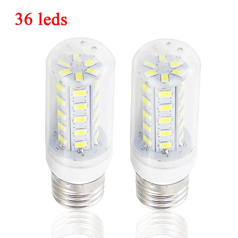 

36 LED Bulb 5730 220V-240V 6W E27 LED Lamp Corn Bulb Warm White Led lights for Home Decoration Chandelier Candle Light Spotlight