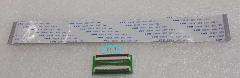 AT080TN64 AT090TN10 AT070TN90 6.5. 7.8.9inch  50pin LCD screen 200 mm to 0.5 mm needle 50 flexible cable extension cable termina