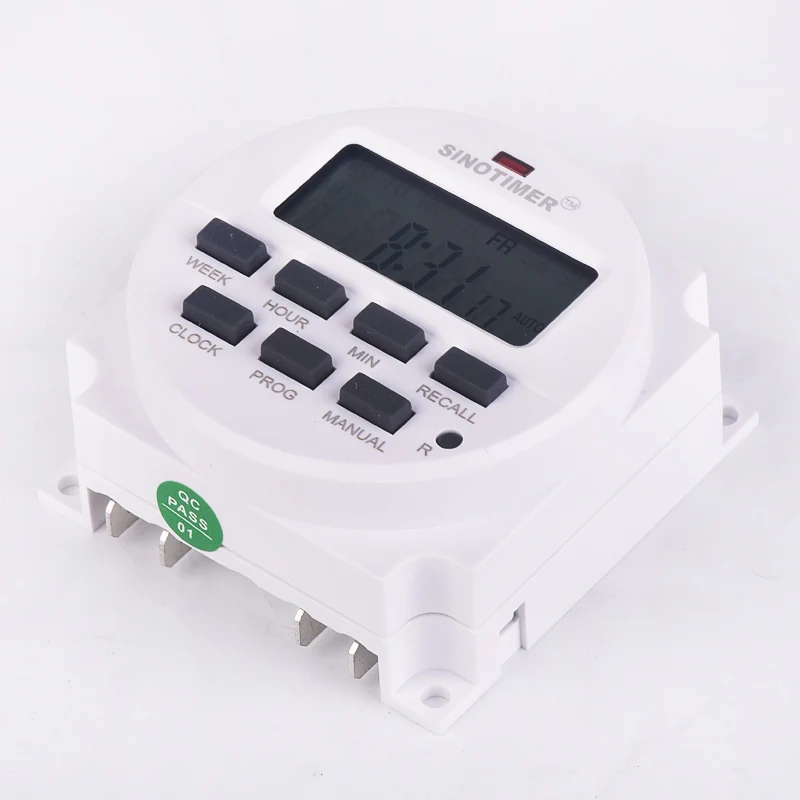 Imagem -03 - Temporizador Digital Programável Controle de Relé de Tempo Formato do Relógio com Contagem Regressiva Desligada Dias 12 Volts 24 Horas dc 12 v