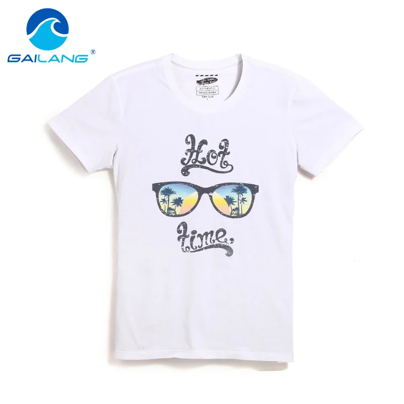 

Gailang Brand Design Printed T Shirt Summer Men's Short Sleeve Tee Tops Plus Size XXXL Tshirts Cotton O Neck T-shirt Casual