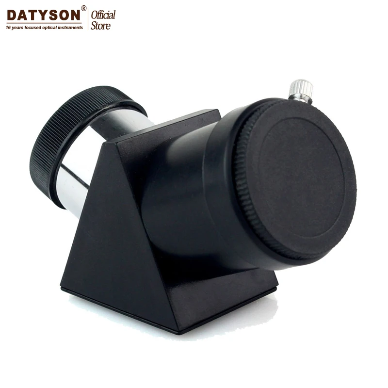 Datyson Zenith Diagonal Mirror / Diagonal Adapter 1.25'' 45-Degree Erecting Image Prism for Astronomical Telescope Eyepiece