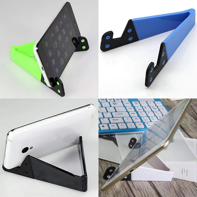 Fimilef Universal Phone Holder Foldable Cellphone Support Stand for IPhone iPad E-Reader Tablets Adjustable Support Phone Holder