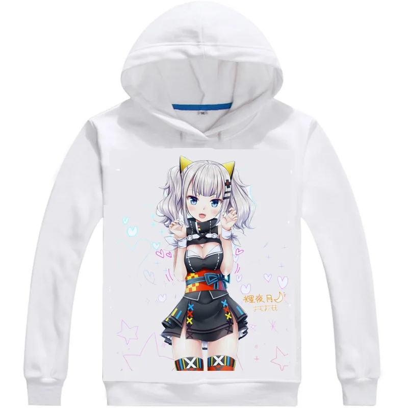 Youtuber Kizuna Ai Hoodies Multi-Stijl Hooded Hoodie Japanse Virtuele Youtuber Kizuna Ai Kaguya Luna Cosplay Sweatshirts