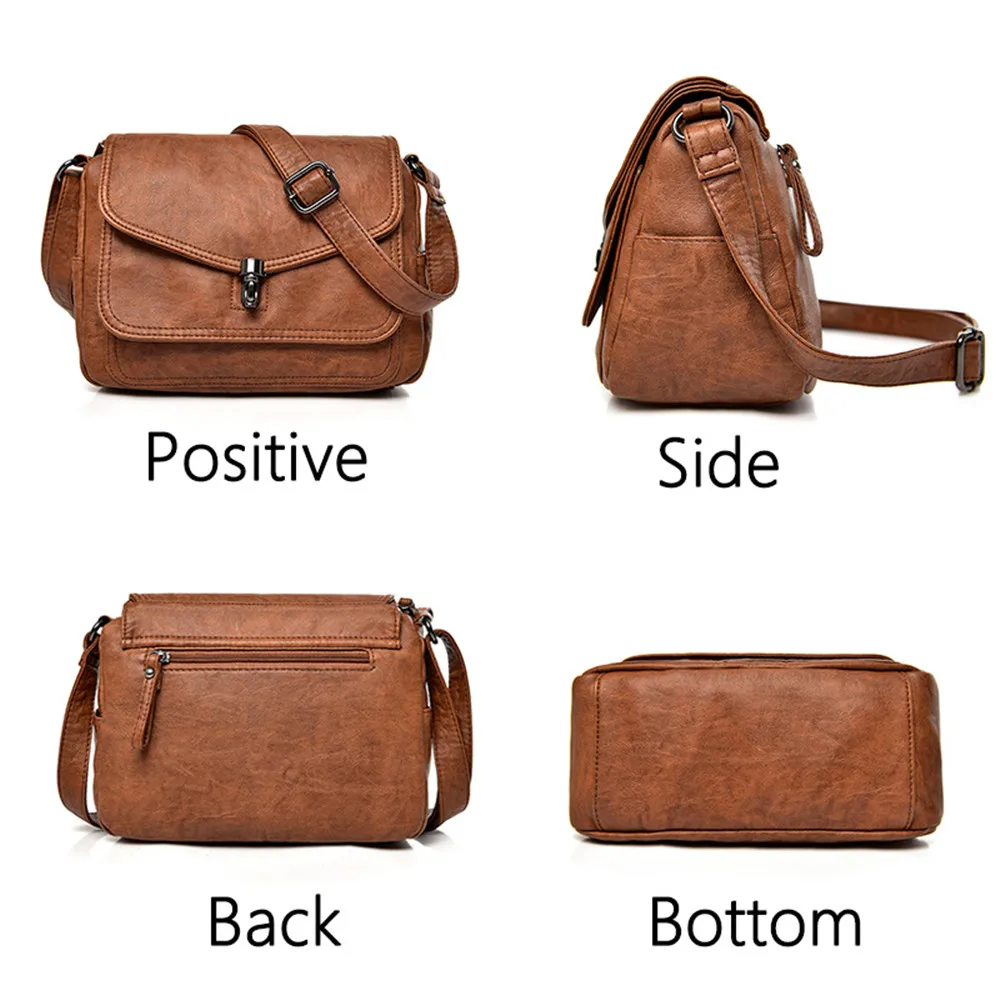 Womens Retro Flap Crossbody Bags 2024 New Casual Shoulder Bag Ladies Designer Lock Large Capacity Multicolor Minimalist Handbags