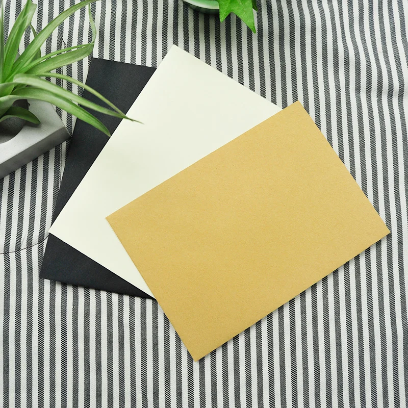 (10 pieces/lot) 6.7*10.5cm Vintage Mini Envelops Kraft Paper Envelopes Mini Greeting Card Envelopes