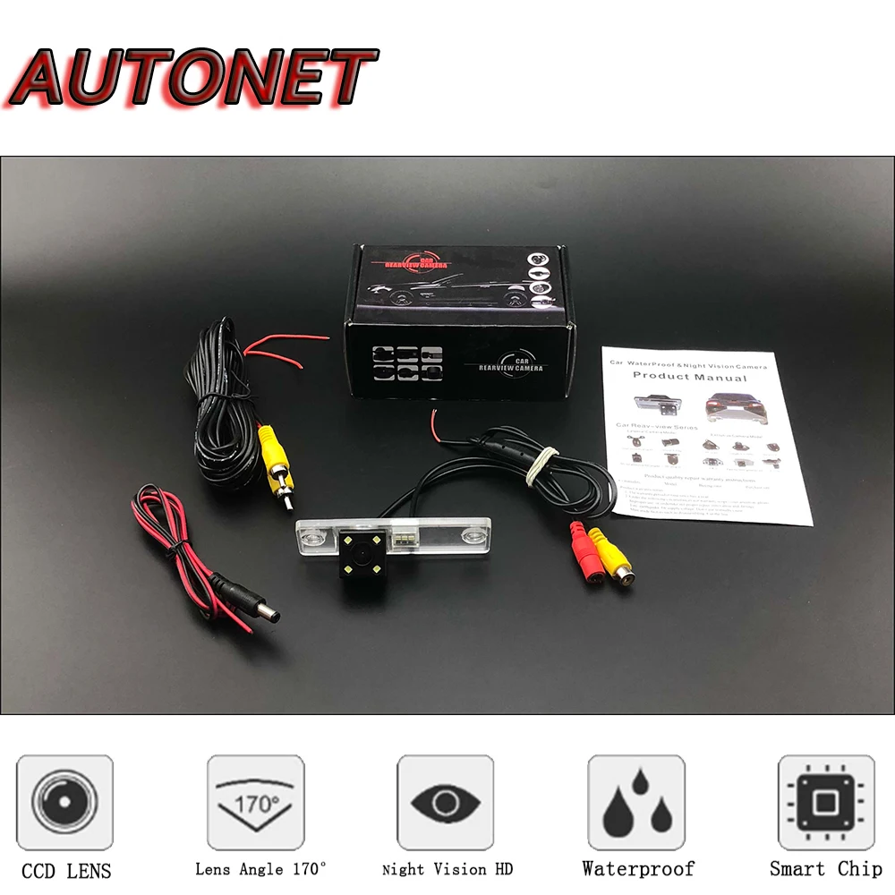 AUTONET HD Night Vision Backup Rear View camera For Toyota Fortuner 2010 2011 2012 2013 2014 CCD/license plate Camera