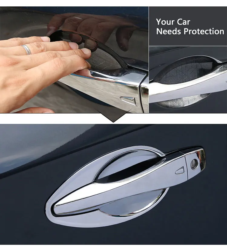 For Nissan Teana J32 J31 L33 Altima Luxurious Chrome Door Handle Covers 2008 2012 2013 2014 2015Accessories Stickers Car Styling