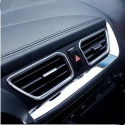 7pcs/set Car styling ABS Chrome Car Air Vent cover trim Decoration frame Fit For KIA RIO K2 2011-2016,car accessories