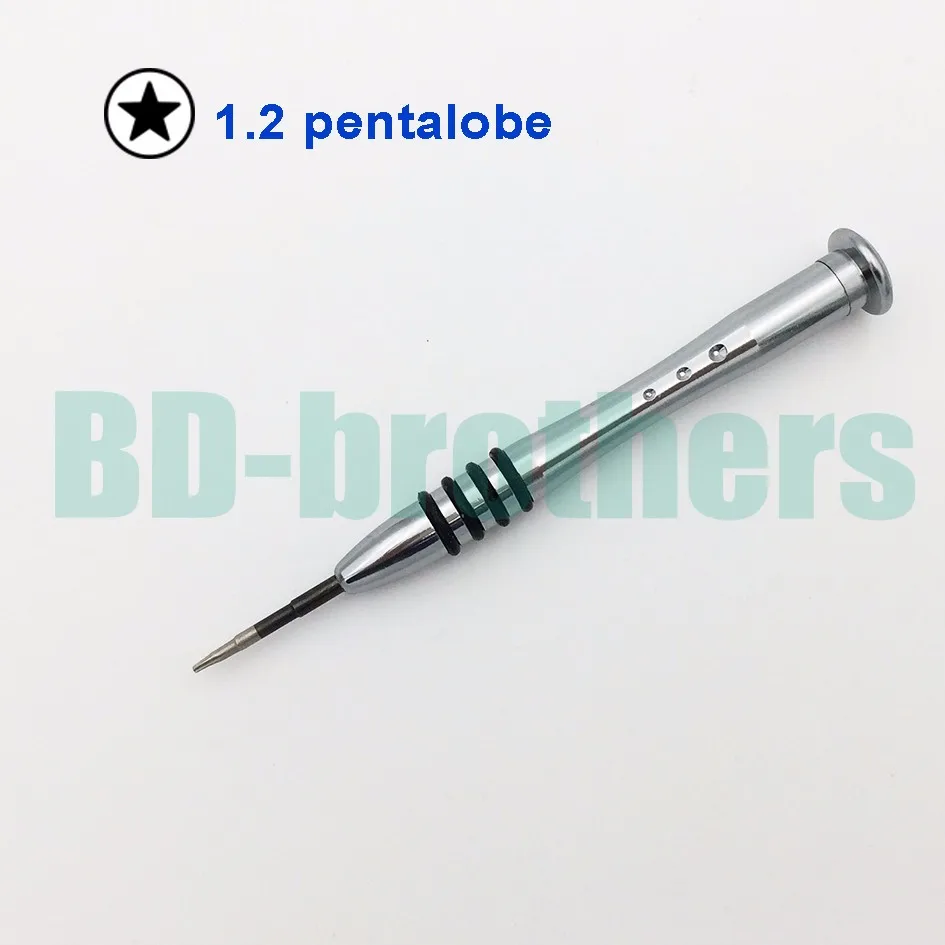 Silver High Quality S2 Steel Metal 1.2 Pentalobe Star Screwdriver Open Tool Key for Apple Macbook Air Repair 500pcs/lot