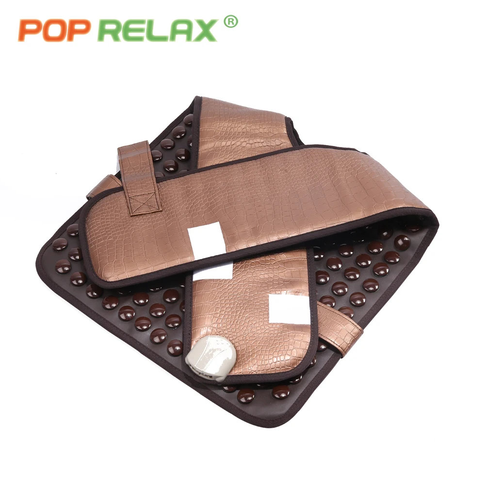 POP RELAX tourmaline cervical belt shoulder back neck pain relief infrared thermal heating therapy ion germanium stone waistcoat