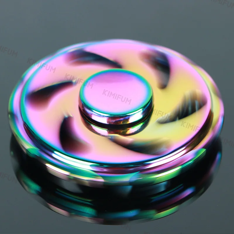 Đầy màu sắc La Bàn Thần Tài Đồ Chơi Tay Spinner Rotation Thời Gian Dài Cho Tự Kỷ và ADHD Trẻ Em/Người Lớn Vui Chống Căng Thẳng 606 thép Mang