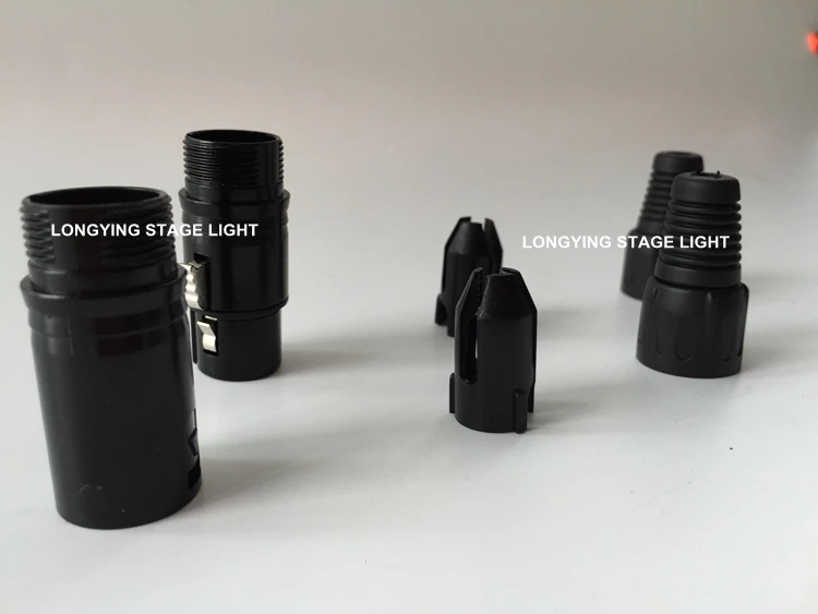 3 Pin Female And Male DMX Lighting Connector XLR Connector