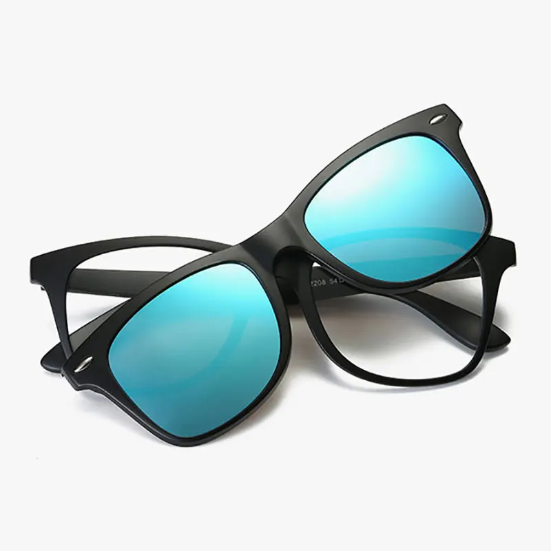 Reven Jate 2208 Polarized Sunglasses Magnetic Clip-on for Men and Women Sunshades 4 Colors Driving and Fishing Sunwear