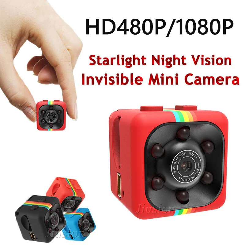 New SQ11 Mini Camera Espia Oculta Portable Gizli Kamera Micro Secret Camera Night Vision Video Small Cam Support Hidden TF Card