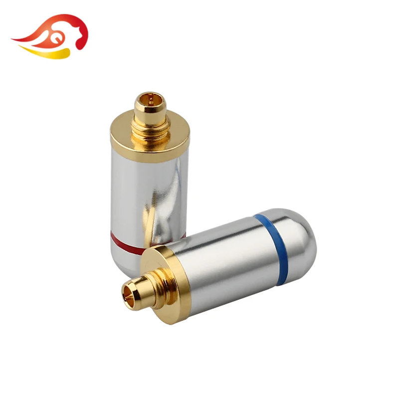 QYFANG 1 Pair Earphone Adapter DIY Pin Line Cable Solder Wire Connector Plug Audio Jack For MMCX UE900 SE535 SE215 W10 W20 W30