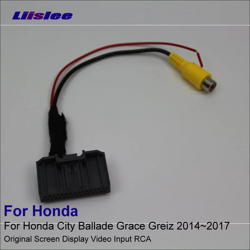 

Для Honda City Ballade Grace Greiz 2014 ~ 2017 Оригинальный дисплей вход RCA провод задний переключатель камеры адаптер Соединительный кабель