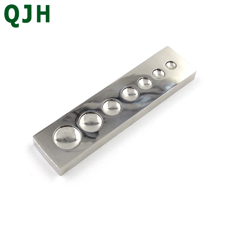 DIY Mounting Rivet Buttons Tools Metal Leather Craft Tool Seven-in-one Rivet Mounting Base&Quadruple Buckle Mounting  Die