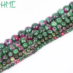 New Arrival Wholesale Top AAA+ Natural Epidote Zoisite Stone Beads for DIY Bracelet Necklace Jewelry Making High Quality