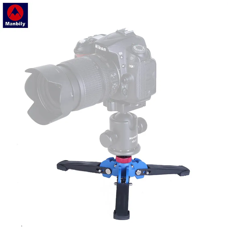 Manbily M-1 Base Stand Hydraulic Universal Three Legs Tripod Support Stand Base for Monopod Ball Head With 3/8