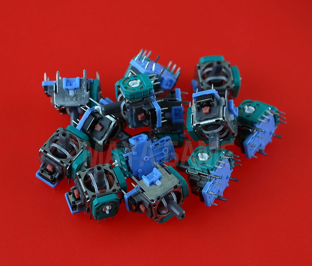 2pcs 3D 아날로그 조이스틱 스틱 센서 모듈 썸 스틱 핸들 PS4 PS5 XBOXONE XBOX ONE OEM 용 듀얼 무선 컨트롤러