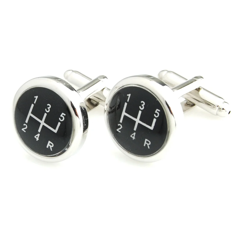 YH-1954 Fashion Novelty Car Tyre,Steering Wheel, Car Gear Stick Cufflinks - Factory Direct Wholesales