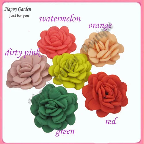 Free shipping!3inch  diameter 24pcs/lot lotus flower silk flower with  hair clip and brooch pin can mixed color