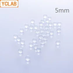 YCLAB-Boule de verre liquide anti-éclaboussures, choc chauffant, ornement bouillant, cristal transparent, sac Ikper 120, 5mm