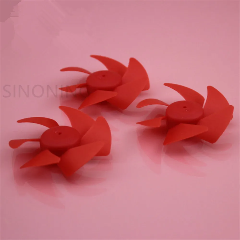 4pcs Small  turbofan propeller fan blade six-leaf paddle technology building blocks