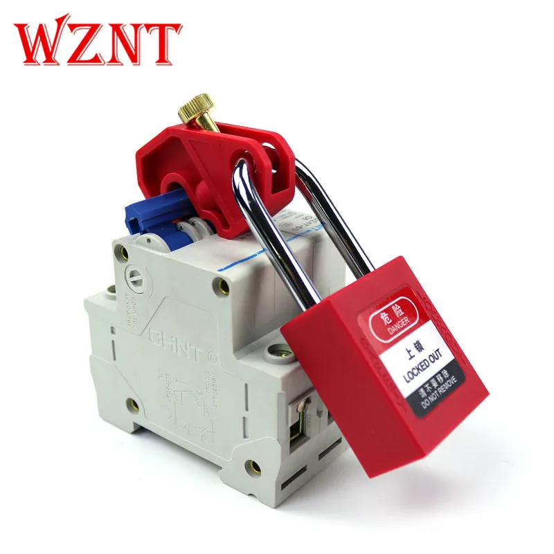 Rugged PA Plastic Screw Driver Lock Safety MCCB Circuit Breaker Lockout image 5