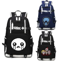 The Binding of Isaac School Backpack Bags Laptop Shoulder School Travel Bags Teenagers Rucksack Gift