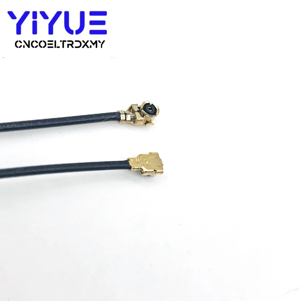 1ชิ้นสำหรับการ์ด WIFI PCI u.fl IPX ไปยัง RP-SMA ตัวเมีย (ตัวผู้) RF สายถักหางเปีย10ซม.