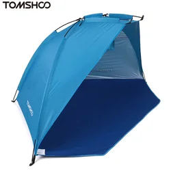 TOMSHOO Outdoor Camping Beach Tent Travel Sports Sunshade Tent Outdoor Awnings Sun shade for Fishing Picnic Beach Park Garden