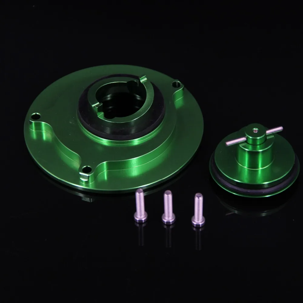CNC Aluminum Keyless Motorcycle Accessories Fuel Gas Tank Cap Cover For Kawasaki ZX-6R ZX6R ZX6 R 2003-2006 2004 2005