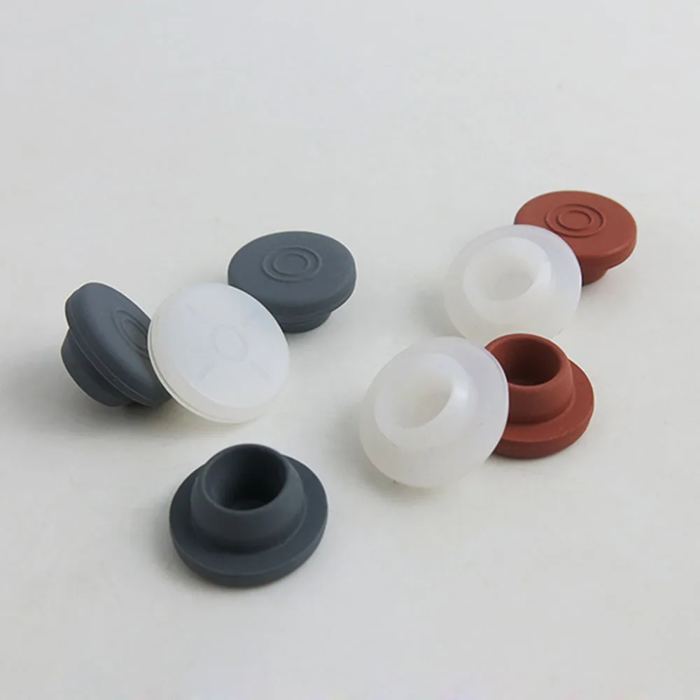 50 x 10 ml Bottiglie di vetro per polveri medicinali per essenza di placcatura da viaggio con coperchio Filp off Fiale per campioni di farmaceutici e tappo in gomma