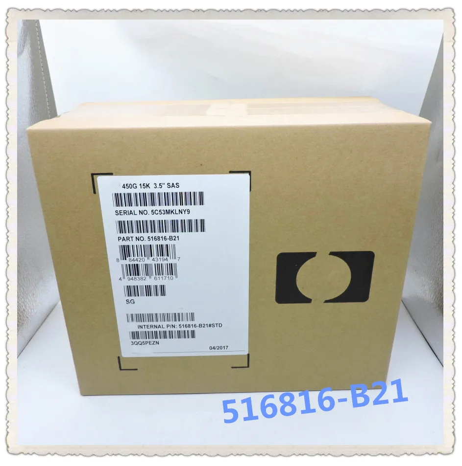 516816-B21 517352-001 450GB 6G 15k SAS ضمان جديد في الصندوق الأصلي. وعد بالإرسال خلال 24 ساعة رملية