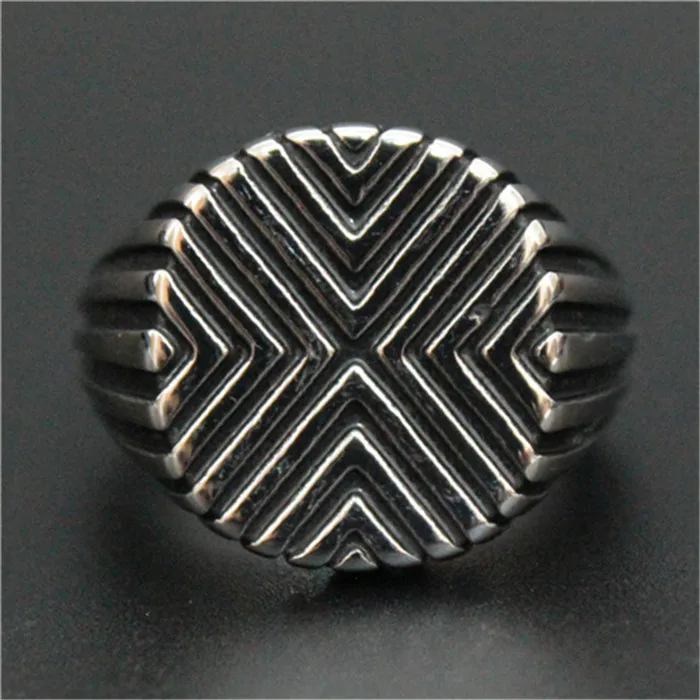 Support Dropship Lastest Hot Ring 316L Stainless Steel Top Quality Fashion Cool Design Rock Man Ring