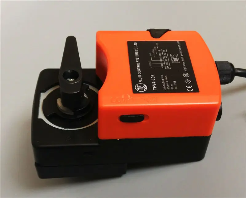 10Nm, AC220V Actuator for Electric control valve, ON/OFF type with manual override for water flow control