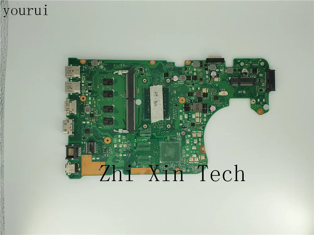 yourui For ASUS X555QG Laptop Motherboard X555BA REV 2.0 Mainboard  A9-9410u CPU 4GB RAM Test all Functions