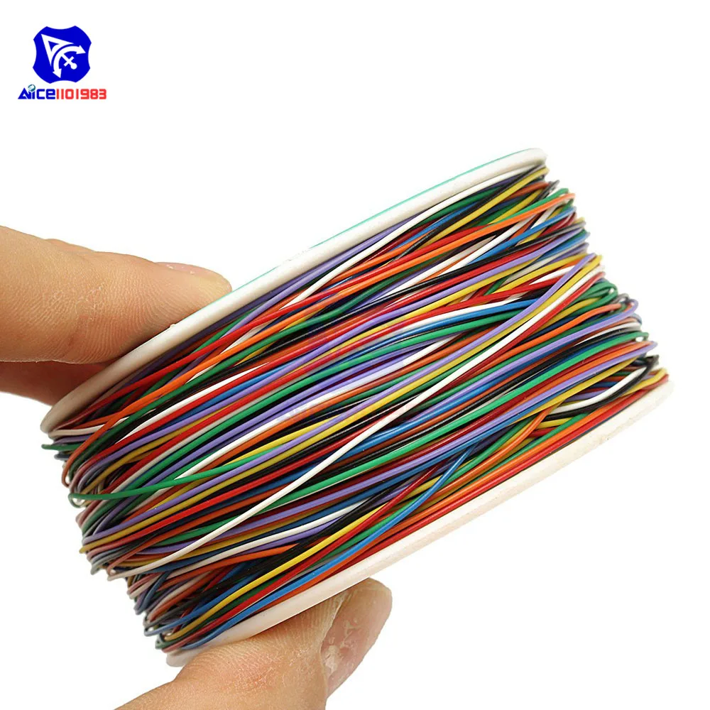 Wire Wrapping B-30-1000 UL1423 Insulation Cable 250M 30 AWG 8 Color Wire 0.25mm Copper Tinned Copper Solid Line DIY Kit