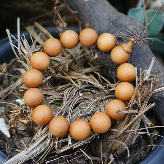 

15mm 18mm 20mm Natural Aromatic Sandalwood with Amazing Fragrance Babi Beads Mala Bracelet Yoga Bracelet Yoga Malas