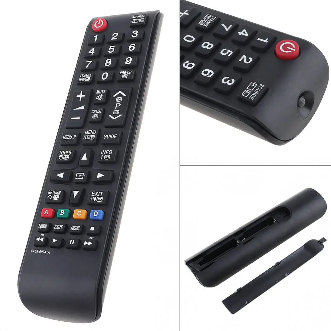 Replacement Remote Control with Long Transmission for Samsung AA59-00741A / AA 59-00743A HDTV LED Smart TV