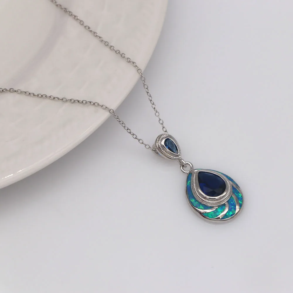 JLE473  New Gorgeous Silver-Plated Blue Earrings Women's New Fashion Hot Selling Brand  Top Quality For Women's Fashion Jewelry