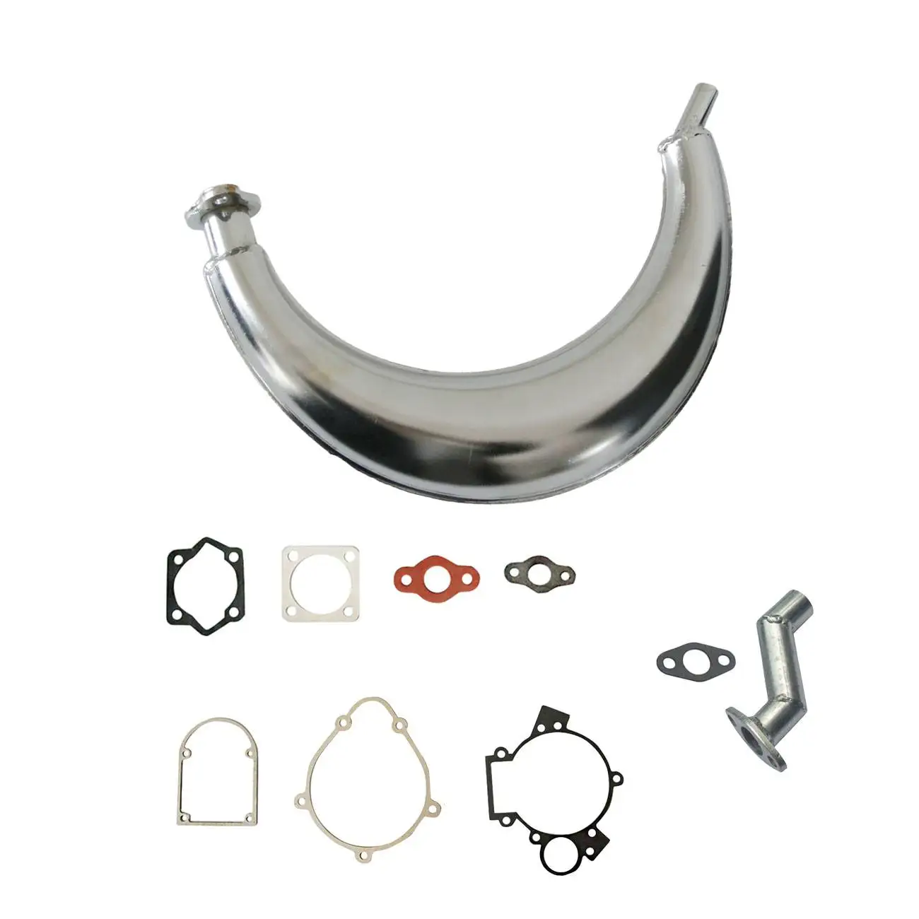 Muffler Exhaust&Intake Manifold&Gasket Kit Fits 66/80cc Engine Motorized Bicycle