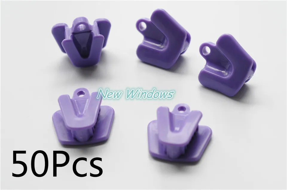 New 50Pcs Dental SILICONE MOUTH PROP LATEX FREE Purple Small Child Size