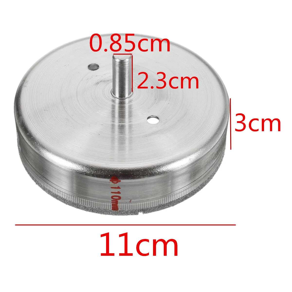 XNEMON 1PC 110mm 4 3/8\'\' Inch Diamond Coated Drill Bit Hole Saw Core Drills Marble Tile Suitable for Use In Drill Hole on Glass