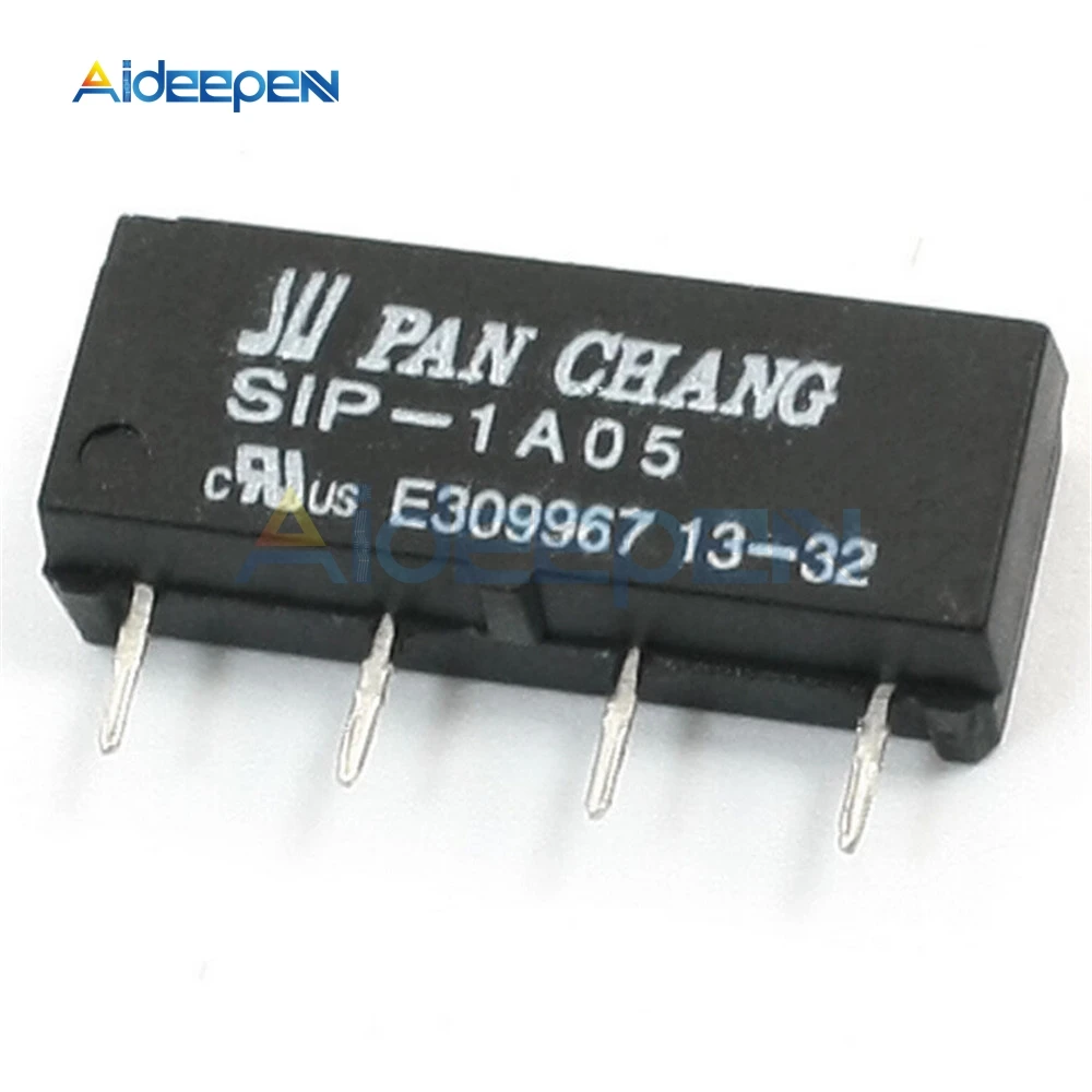 10PCs 5V Relay SIP-1A05 Reed Switch Relay for PAN CHANG Relay 4PIN